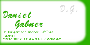 daniel gabner business card